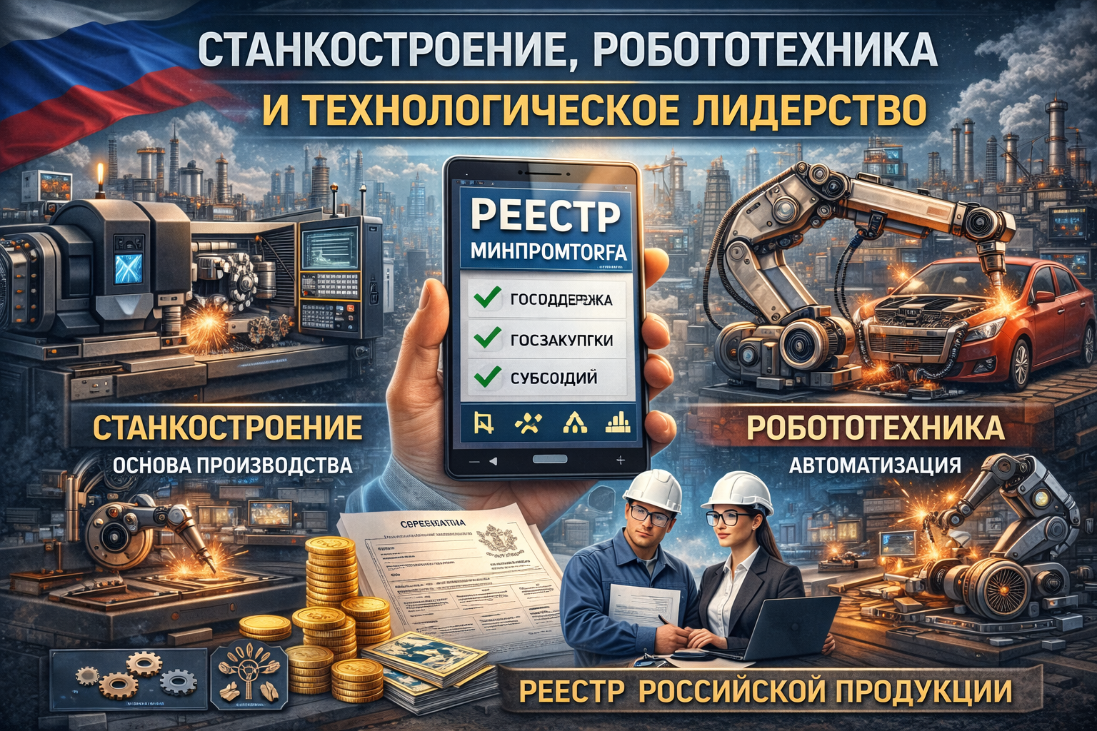 Станкостроение и робототехника в России: технологическое лидерство