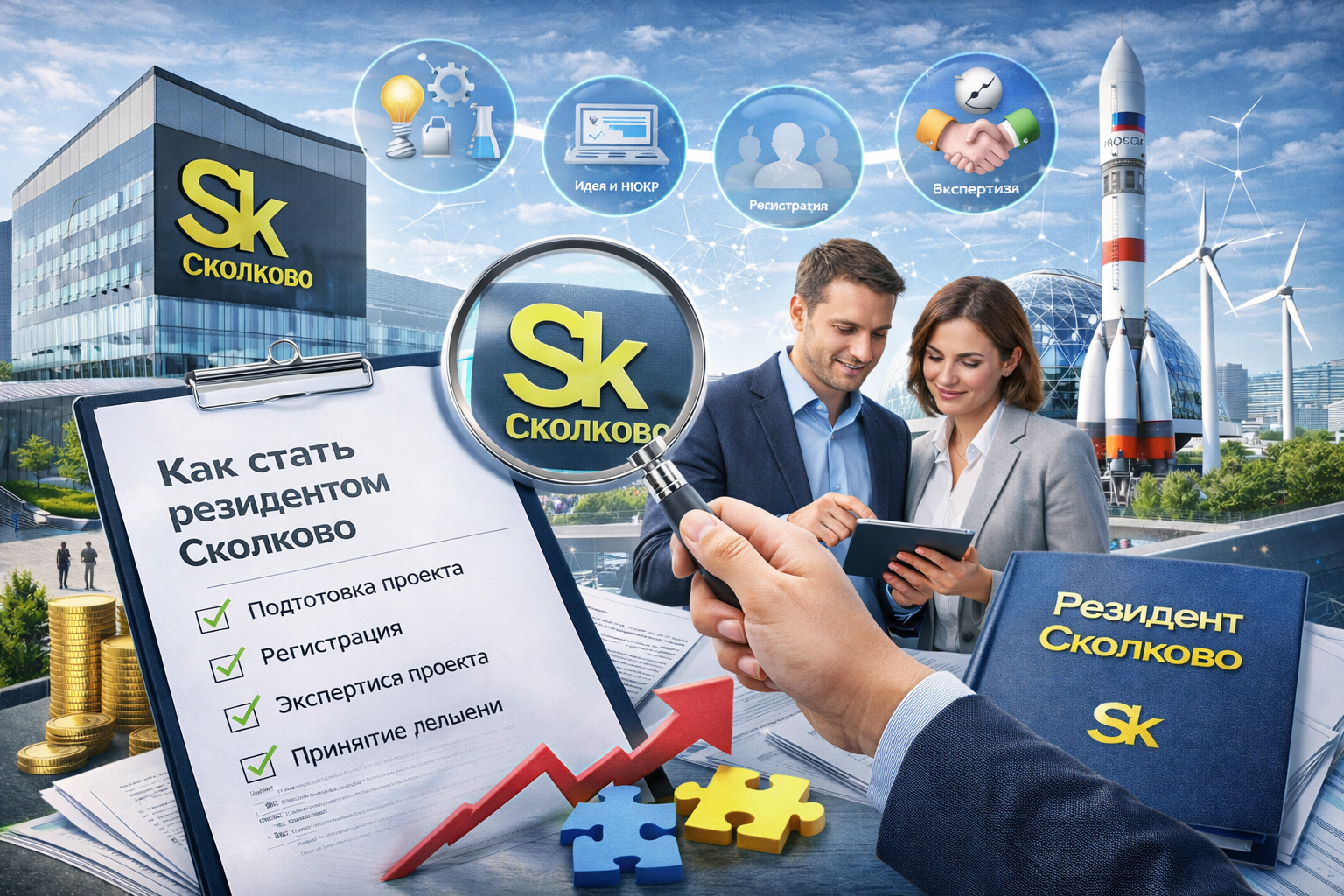 Как стать резидентом Сколково: пошаговое руководство для бизнеса