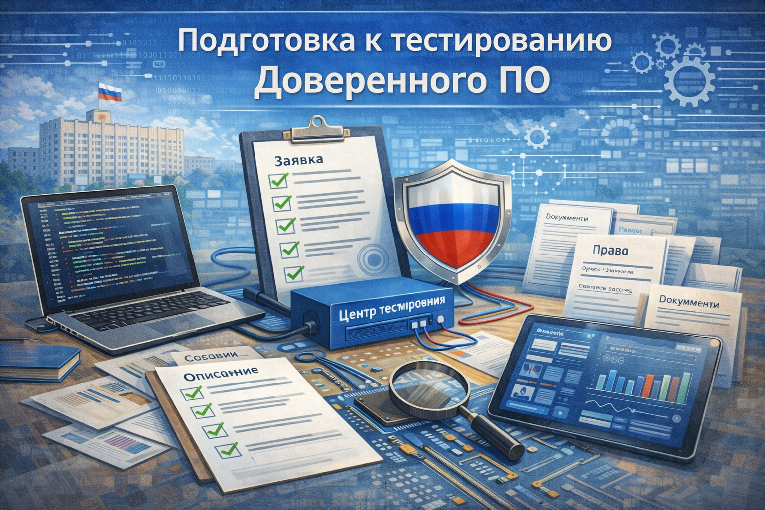 Подготовка к тестированию доверенного ПО — порядок