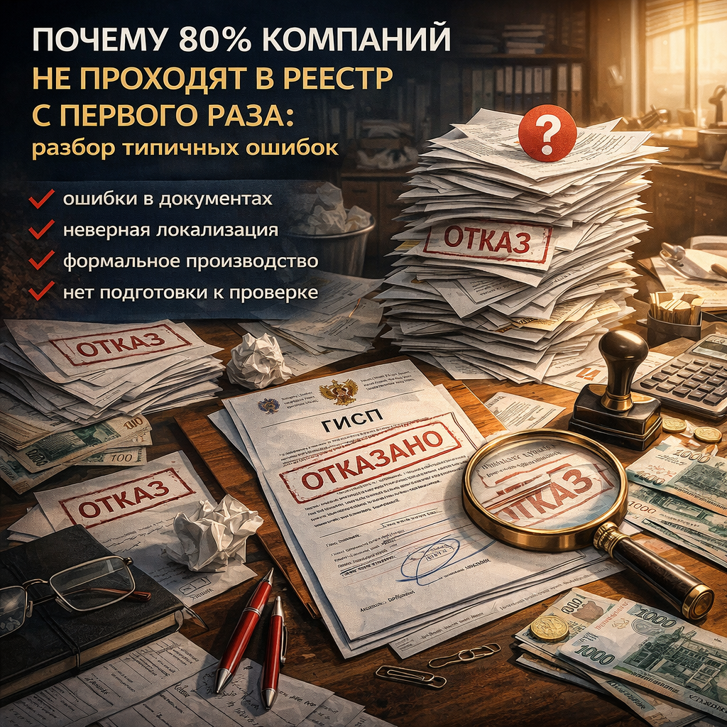 Почему не проходят в реестр Минпромторга 2026