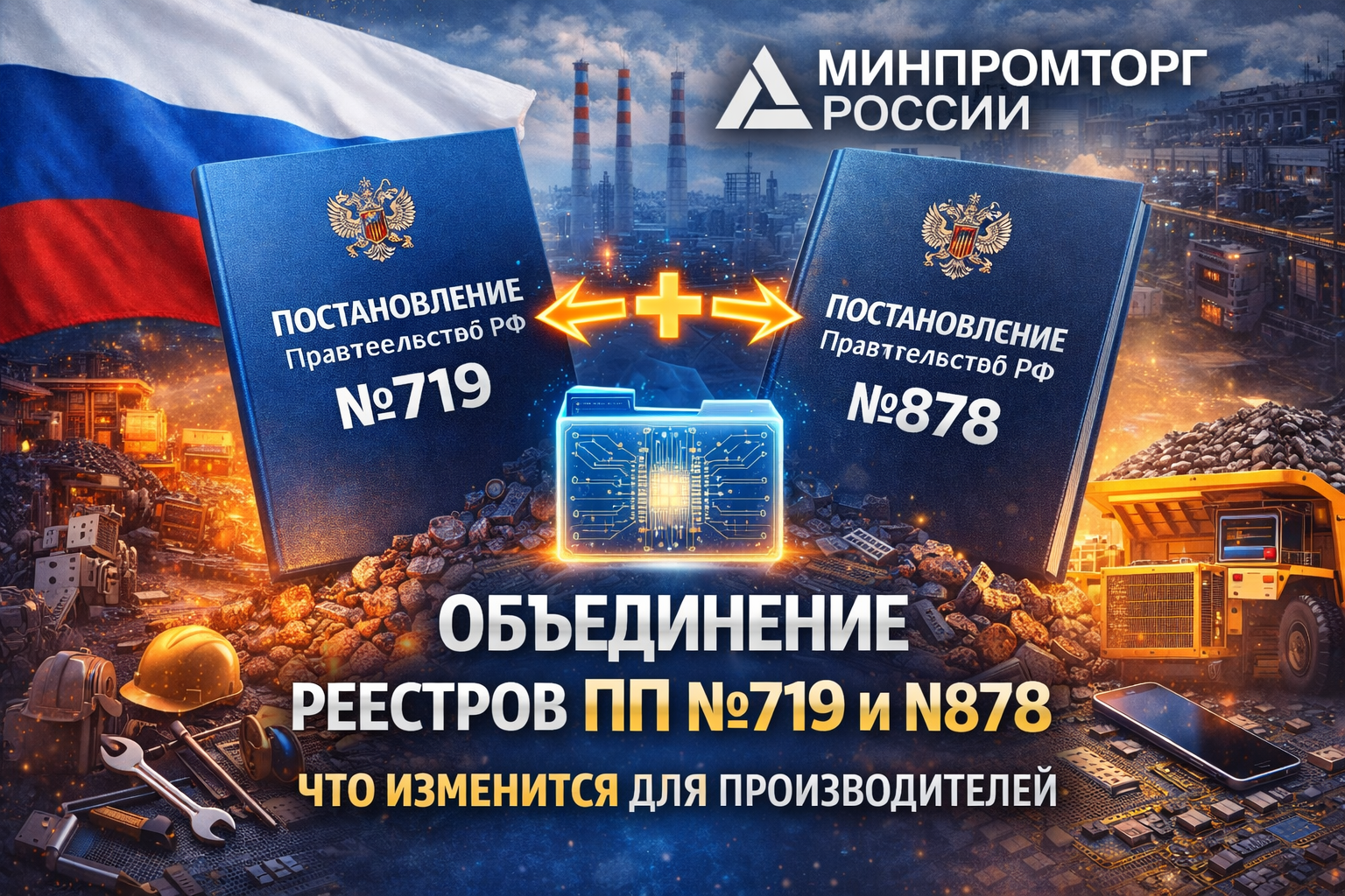 Объединение реестров ПП №719 и №878: что изменится для производителей