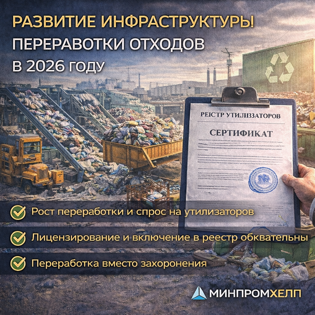 Инфраструктура переработки отходов 2026 — развитие