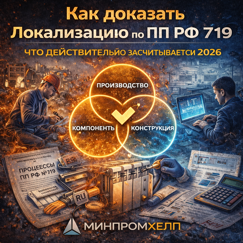 Как доказать локализацию по ПП РФ 719: что действительно засчитывается в 2026