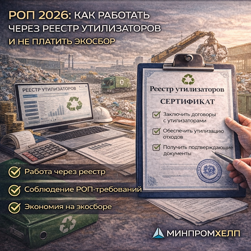 РОП 2026: как не платить экосбор законно