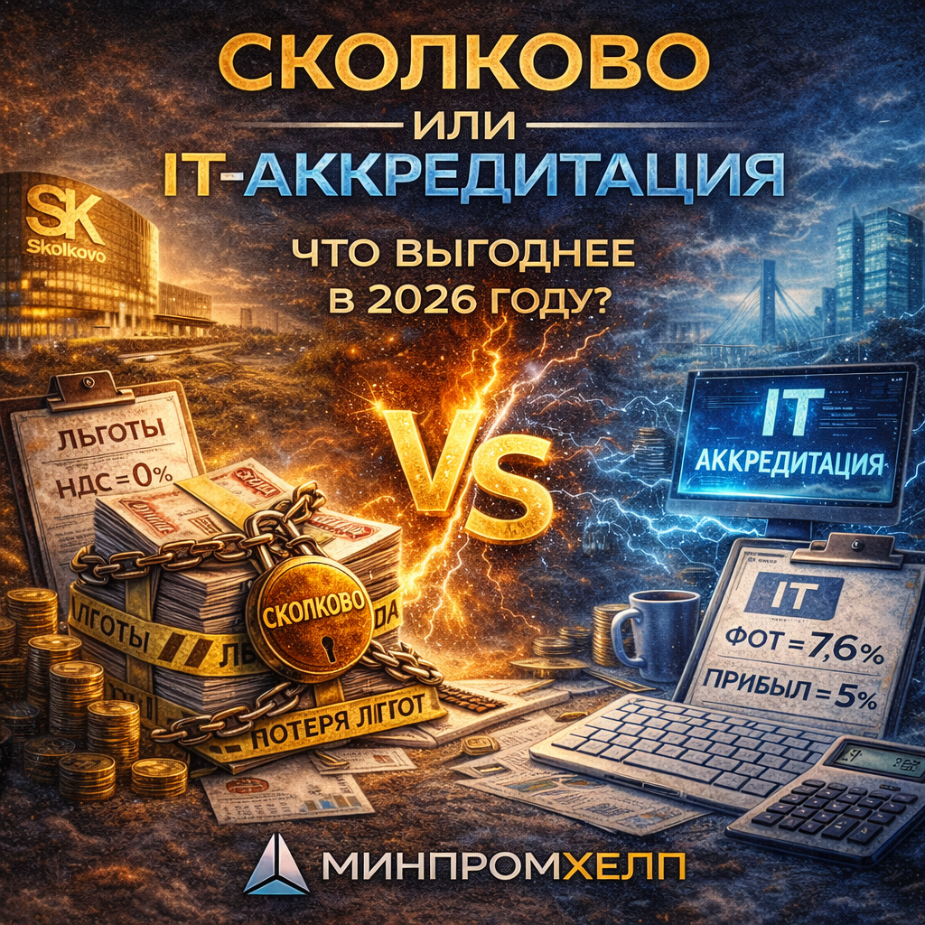 Сколково или IT-аккредитация: что выгоднее в 2026