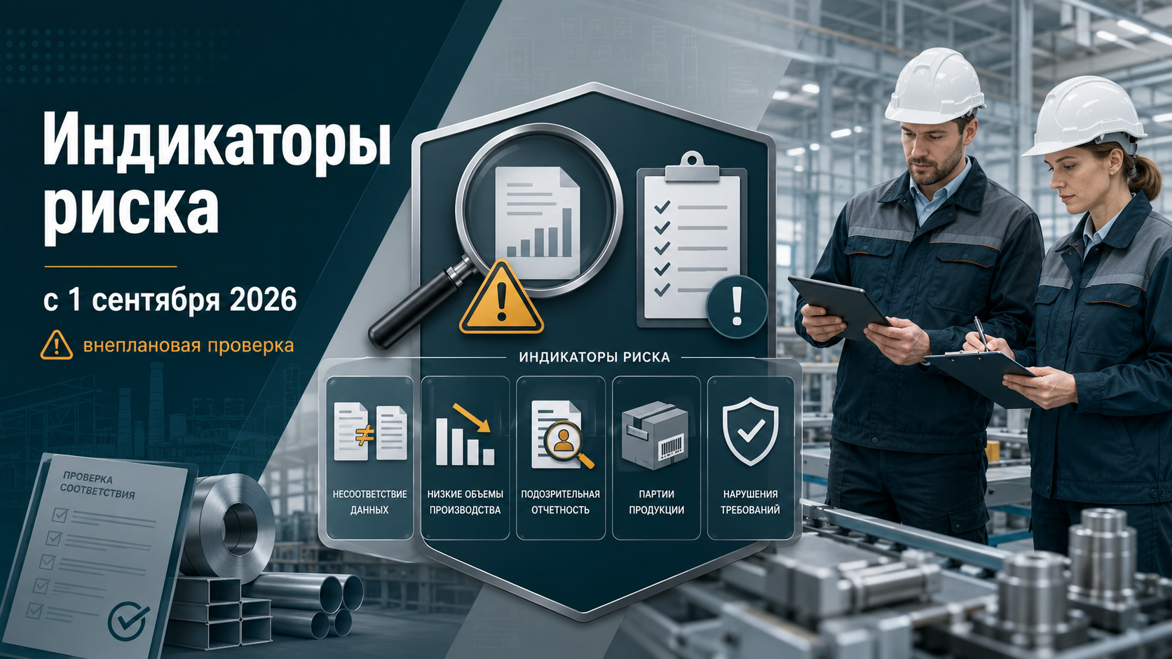 Индикаторы риска Минпромторга с 1 сентября 2026: за что производителю назначат внеплановую проверку