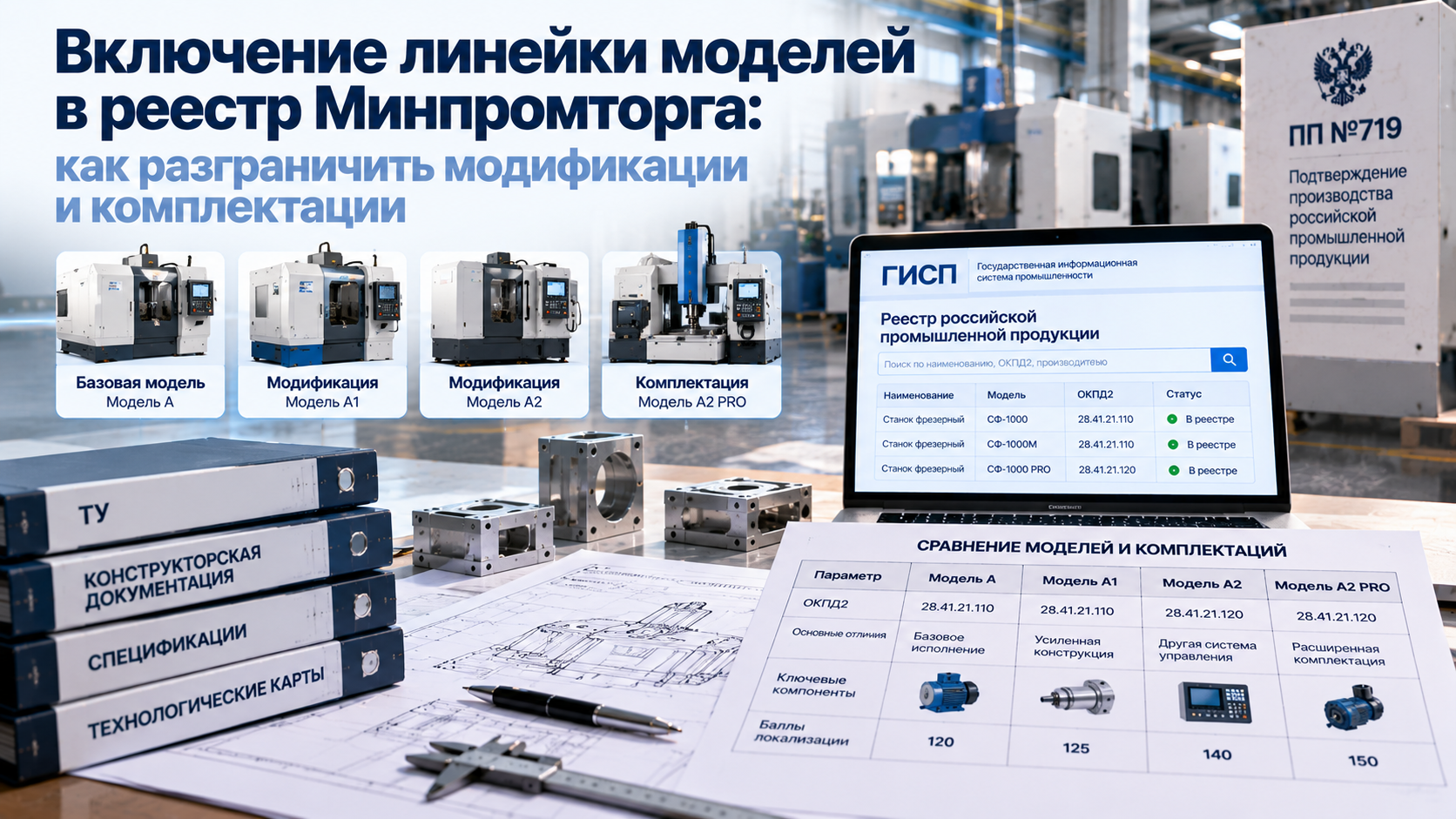 Включение линейки моделей в реестр Минпромторга: как разграничить модификации и комплектации