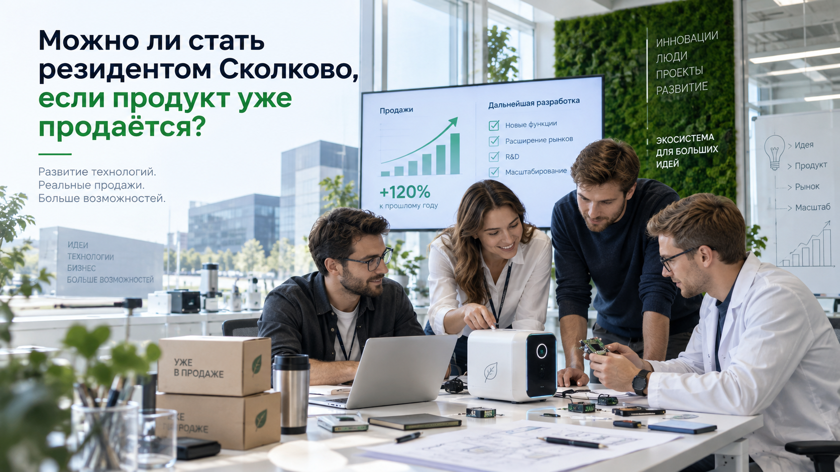 Можно ли стать резидентом Сколково, если компания уже продаёт свой продукт?