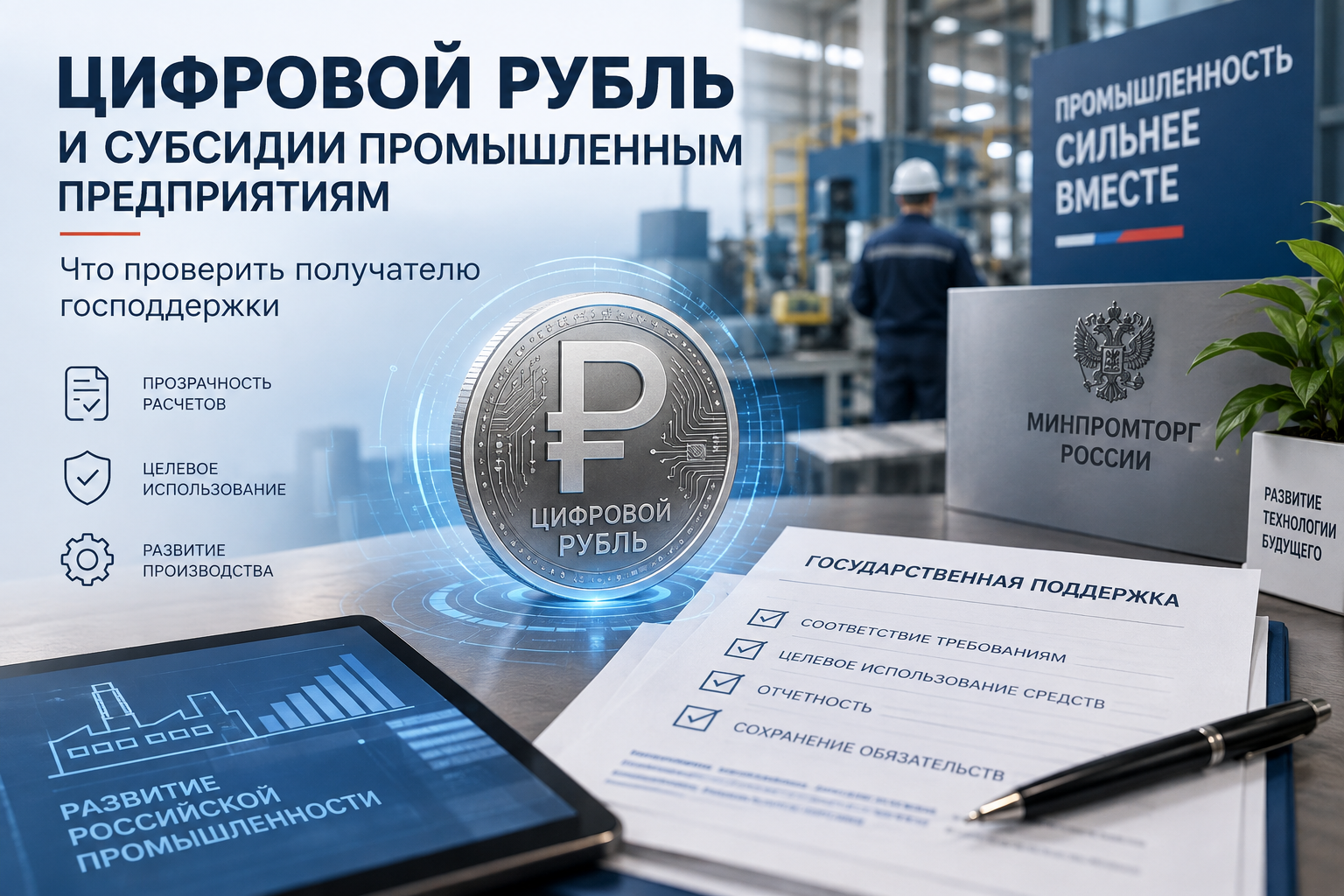 Цифровой рубль и субсидии: что проверить предприятию