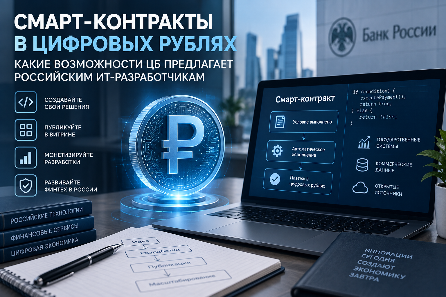 Смарт-контракты цифрового рубля: возможности для ИТ