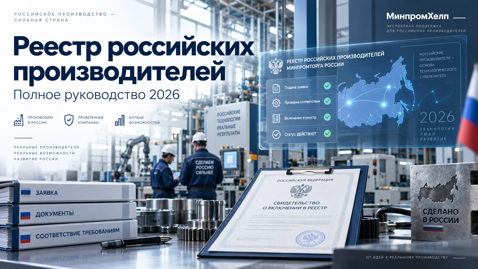 Реестр российских производителей Минпромторга — 2026