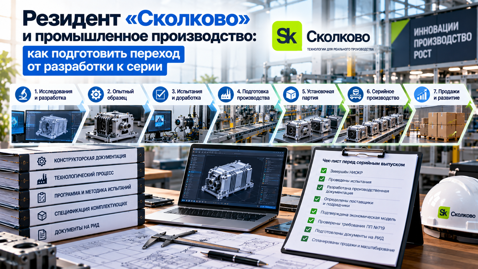 Резидент «Сколково» и промышленное производство: как подготовить переход от разработки к серии