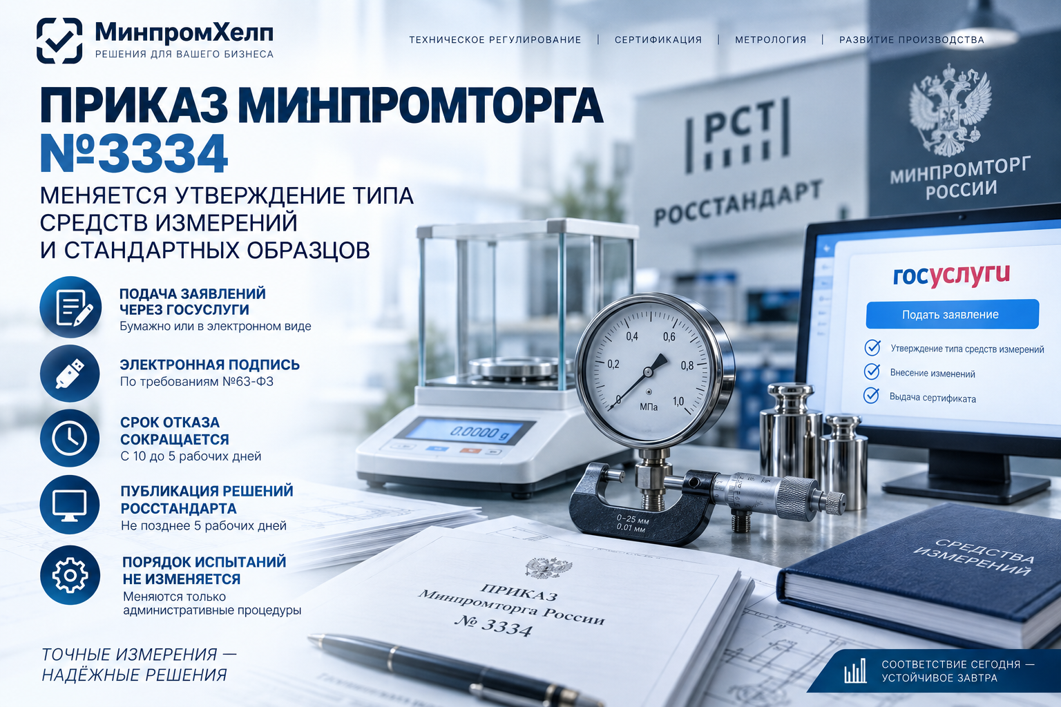 Приказ №3334: утверждение типа СИ с 11 сентября